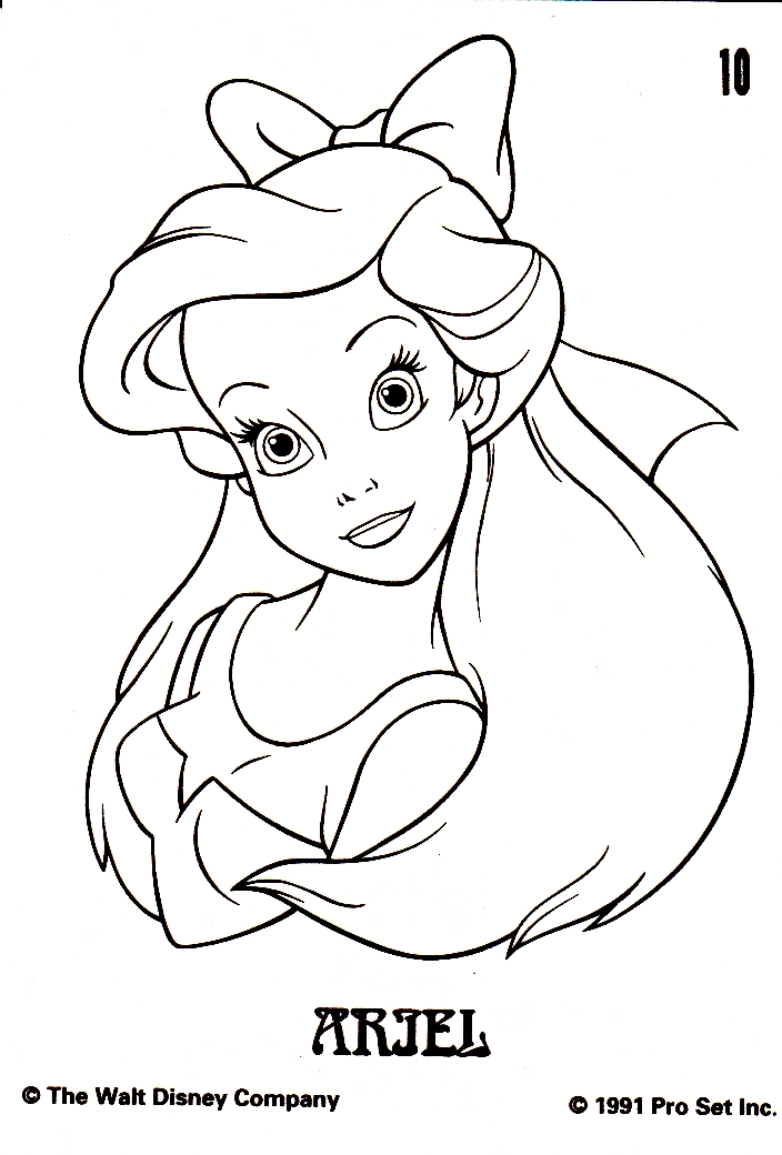 Ariel The Little Mermaid Drawing at GetDrawings | Free download