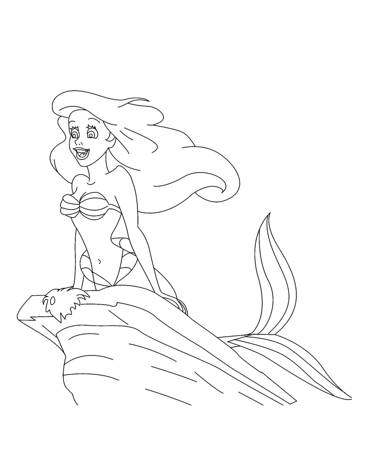 1236x1600 The Little Mermaid Coloring Pages5
