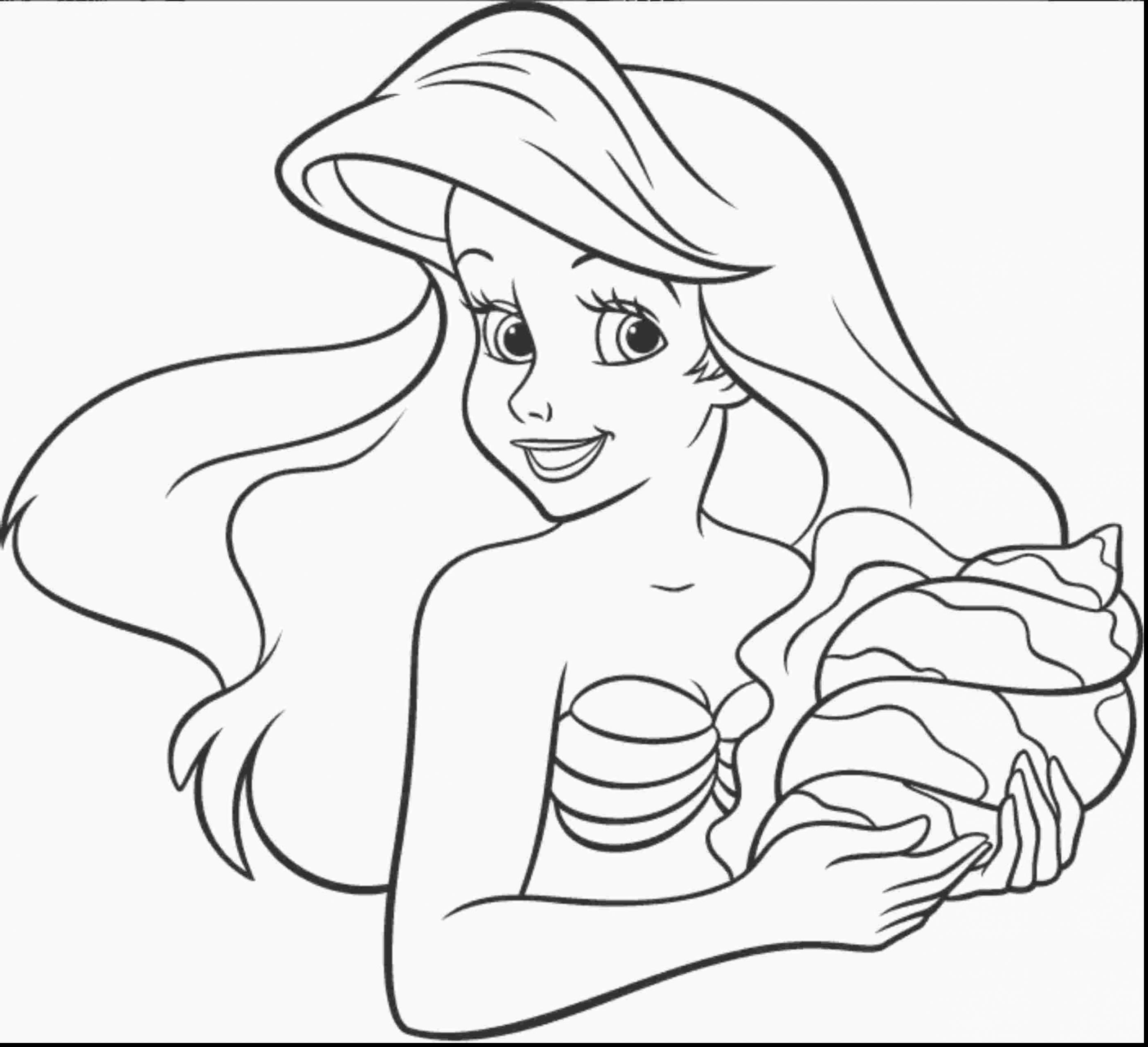 2806x2561 Spectacular Ariel Little Mermaid Coloring Pages With Ariel