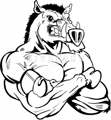 371x400 Image Of Arkansas Razorback Clipart