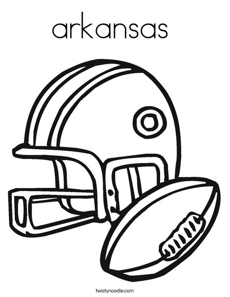 468x605 Arkansas Coloring Page