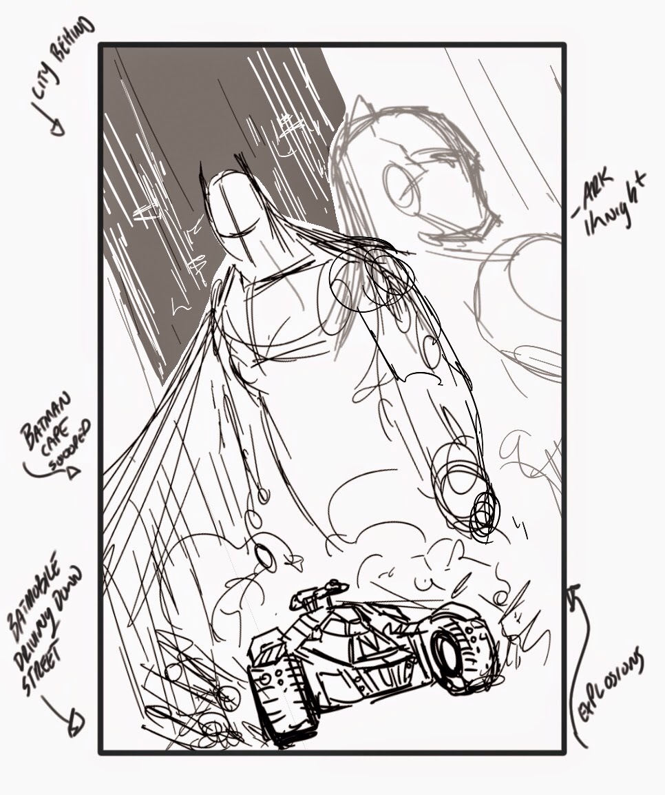 966x1154 Batman Arkham Knight Ce Comic Cover Development