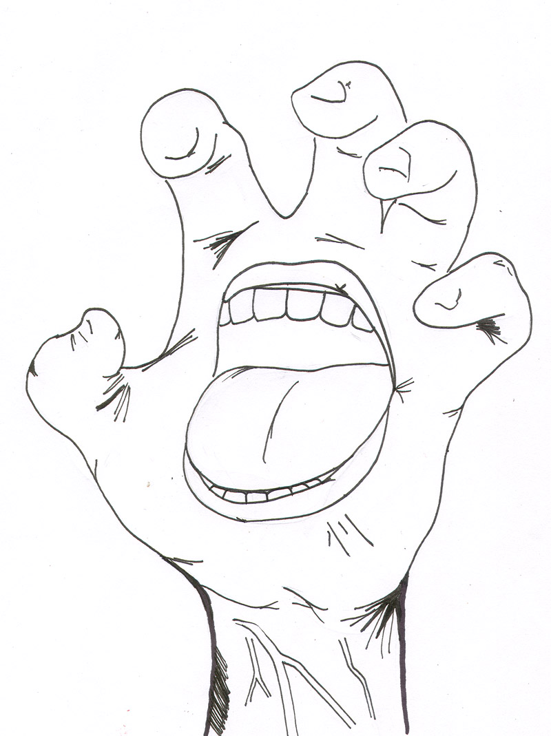 800x1069 Hand Drawing By Golden Arm