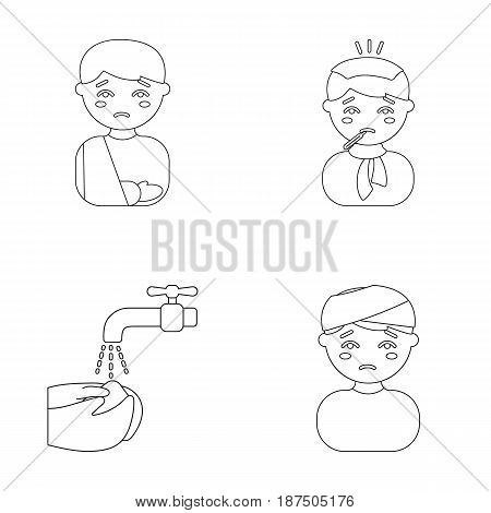 450x470 Man Broken Arm Cast, Patient Vector Amp Photo Bigstock