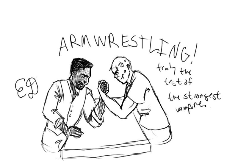 800x541 Arm Wrestling By Elvishdame
