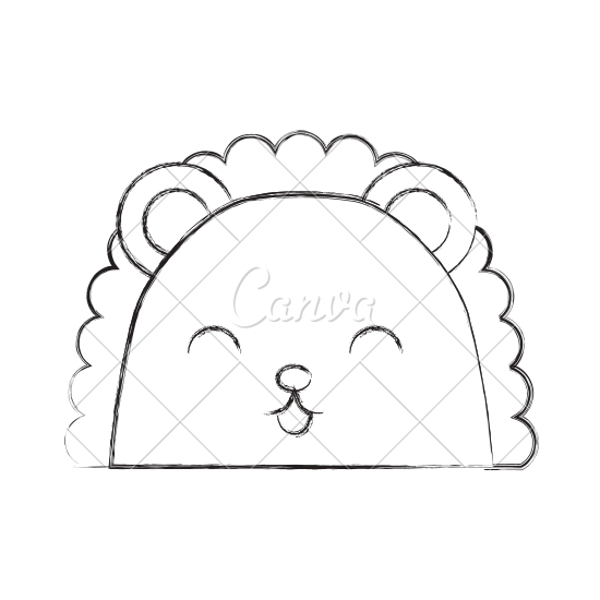 550x550 Cute Sketch Draw Armadillo Face Cartoon