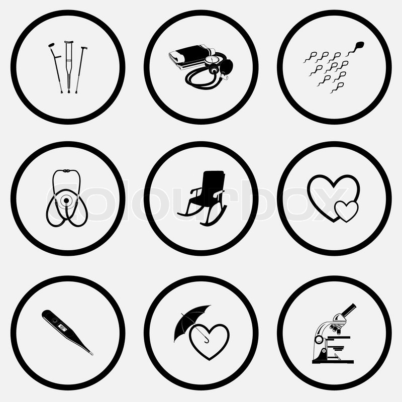 800x800 Crutches, Blood Pressure, Spermatozoon, Stethoscope, Armchair