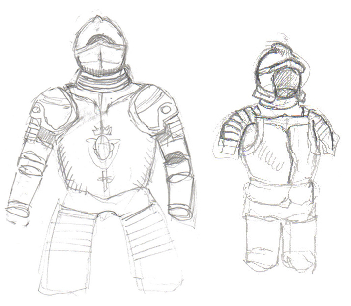 714x622 Quick Sketch Of Medieval Armor By Mmawolf