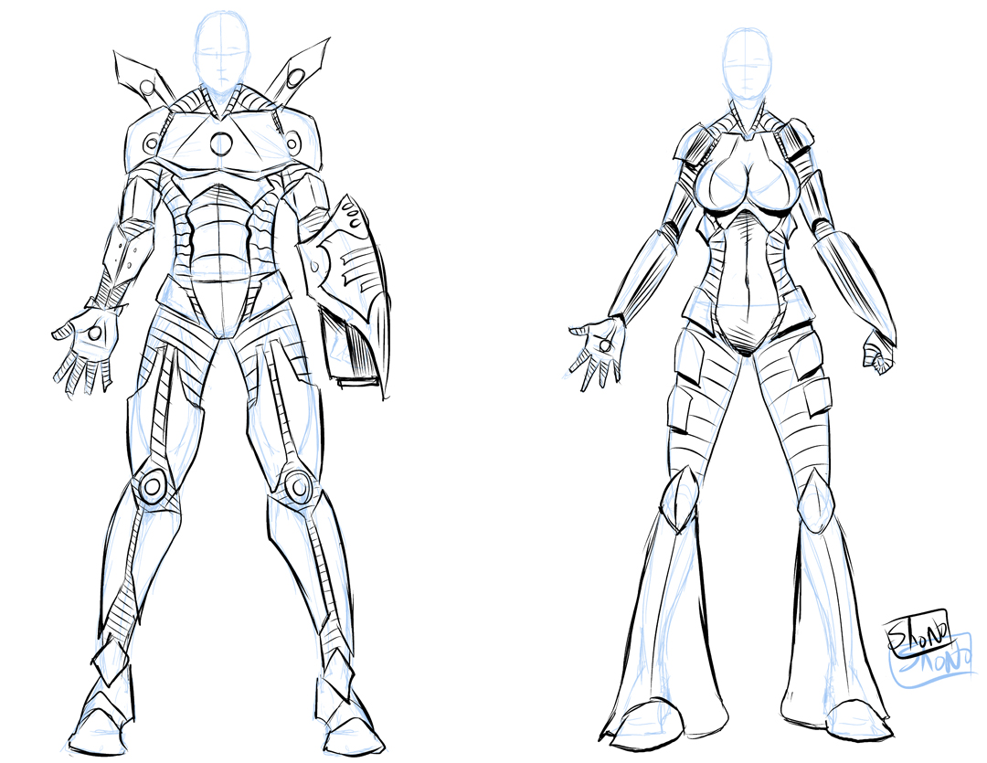 1080x835 Draw Male Armor