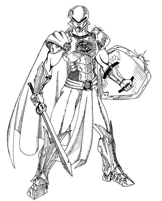 562x696 Draw Male Armor