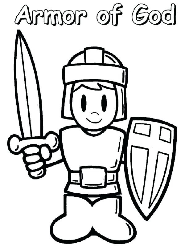 600x812 Astonishing Armour Of God Coloring Page Armor Sheet Printable