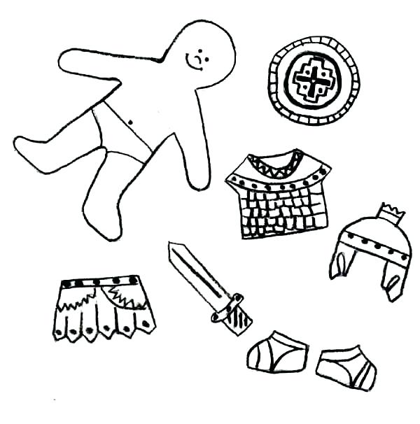 600x606 Armour Of God Coloring Page
