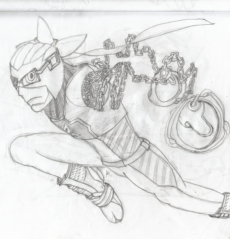 876x912 Ninjara From Arms By A1creator