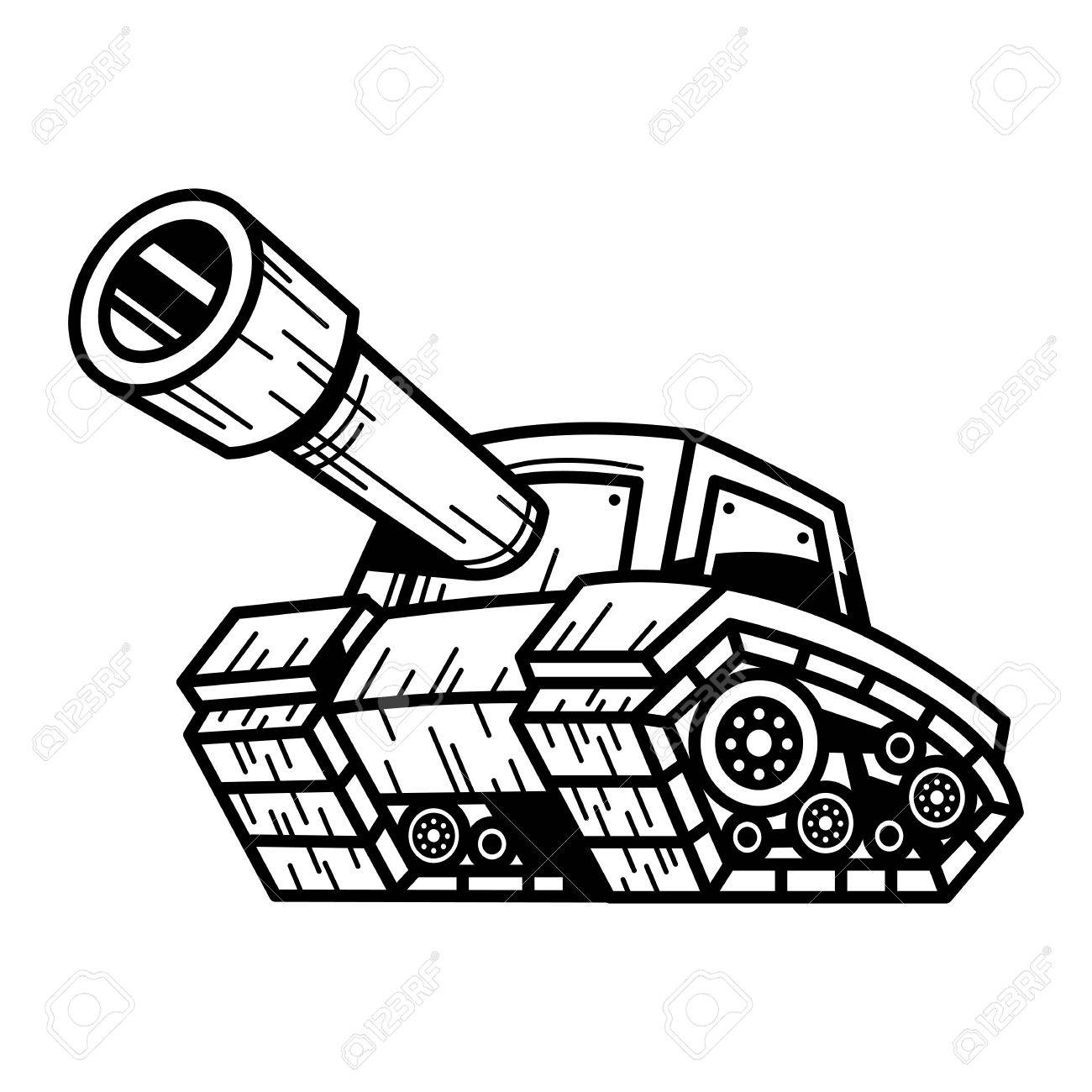 1300x1300 Cartoon Army Tank Royalty Free Cliparts, Vectors, And Stock