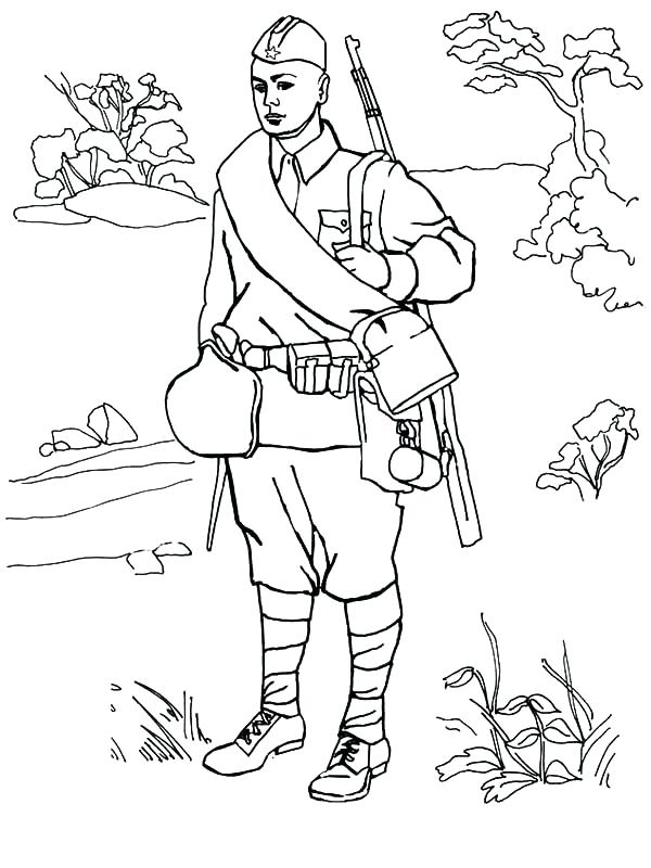 600x800 Army Guy Coloring Pages Young Army Man Coloring Pages Army Guys