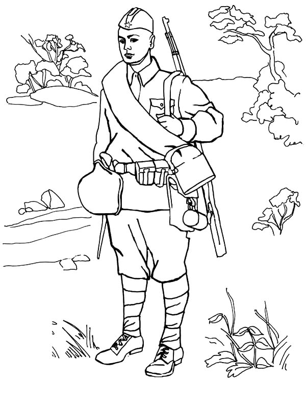 600x800 Young Army Man Coloring Pages Young Army Man Coloring Pages
