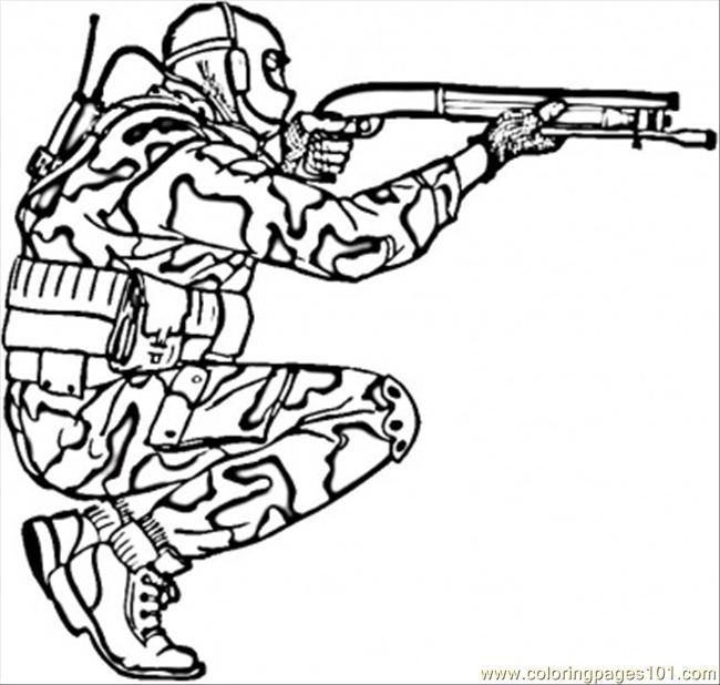 650x618 Army Man Coloring Page Free Download