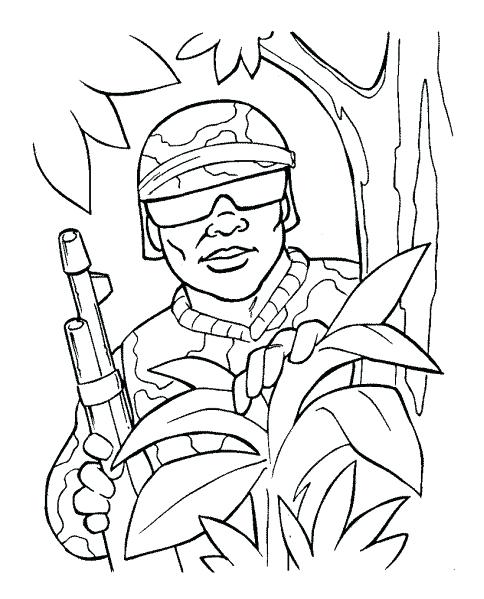 484x599 Army Guy Coloring Pages