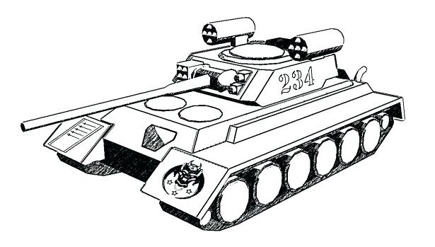 615x349 Tank Coloring Pages