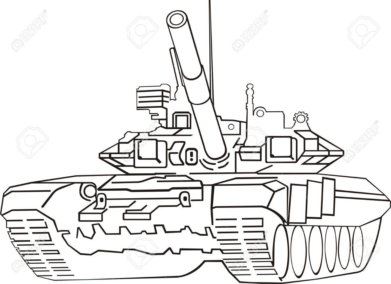 1300x944 Army Tank Royalty Free Cliparts, Vectors, And Stock Illustration