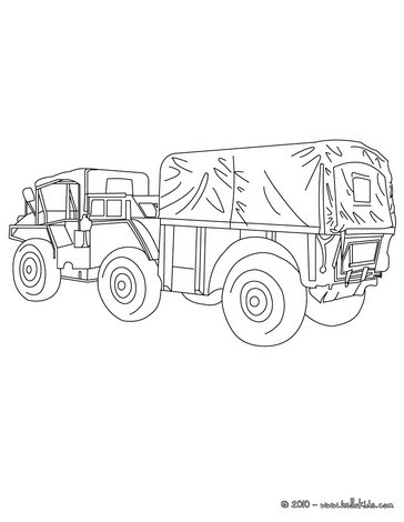 364x470 Military Truck Coloring Pages