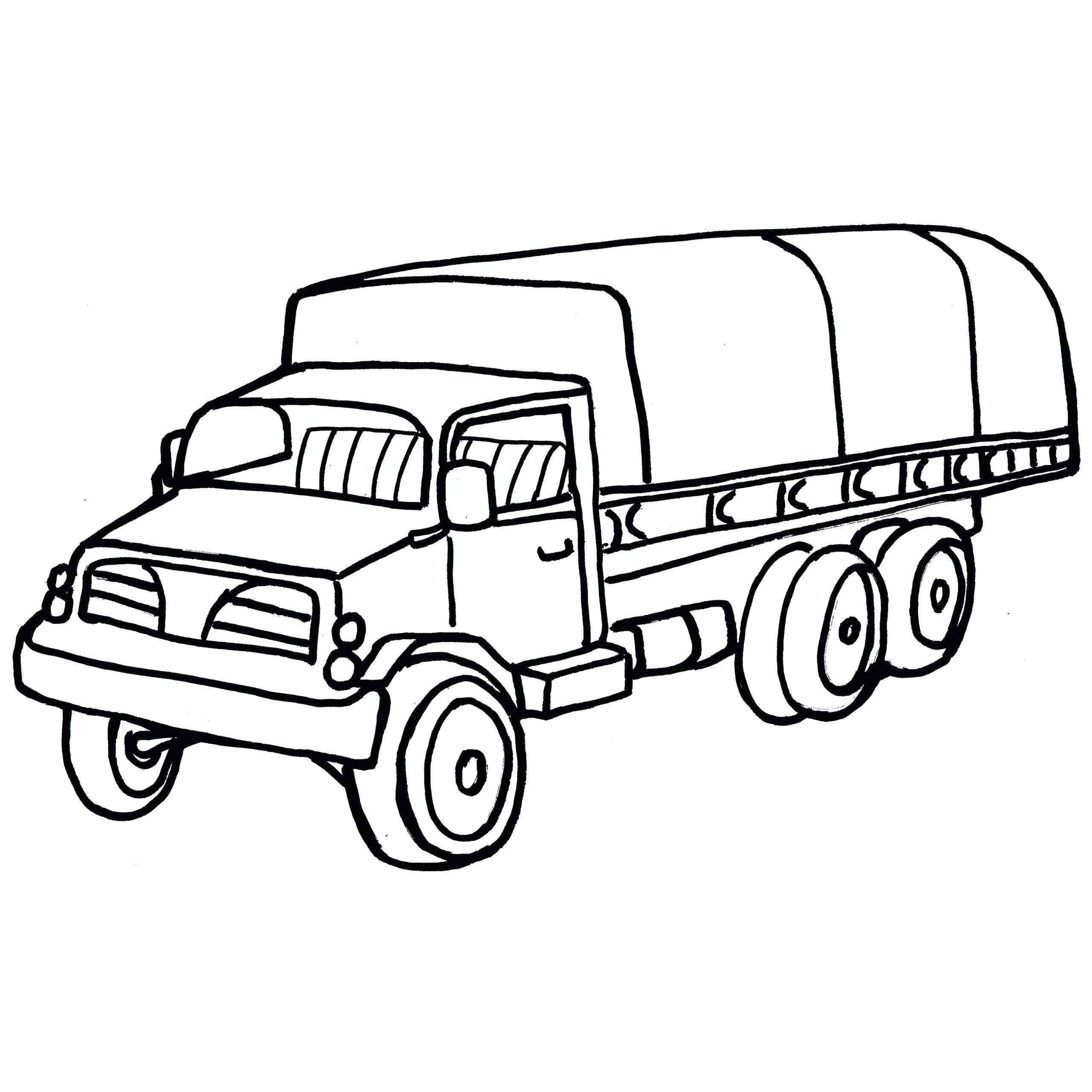 2560x2560 Coloring Army Truck Coloring Pages