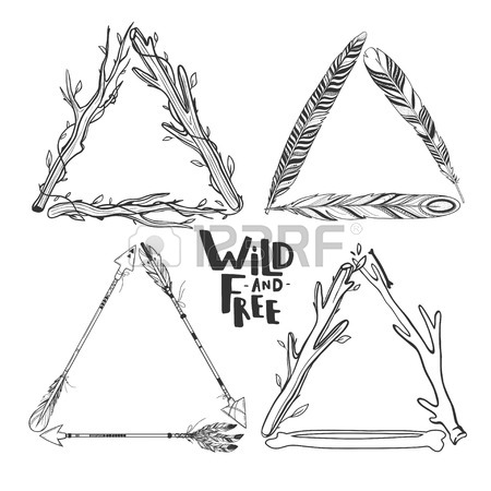 450x450 Art Arrowhead Stock Photos. Royalty Free Business Images