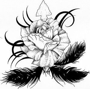 300x296 Arrowhead Drawings Fine Art America