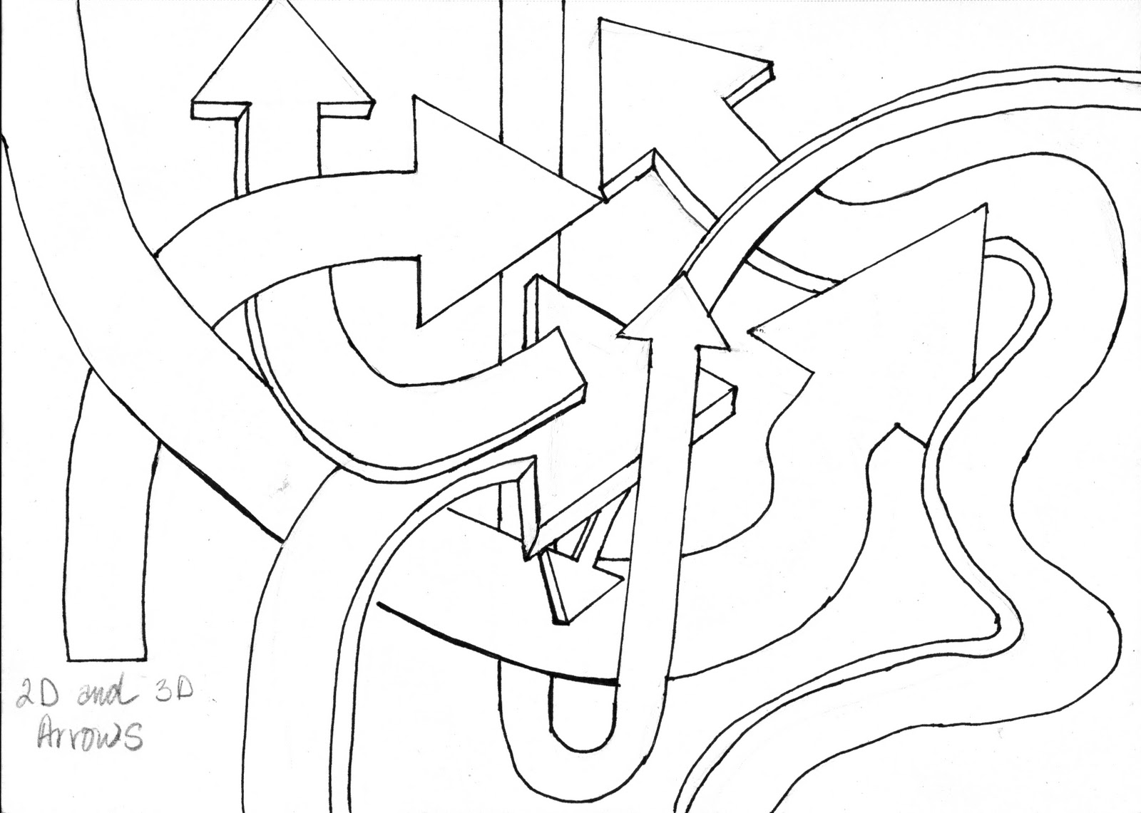 1600x1141 Graphic, Web And Video Design By Tamara 2d And 3d Arrows