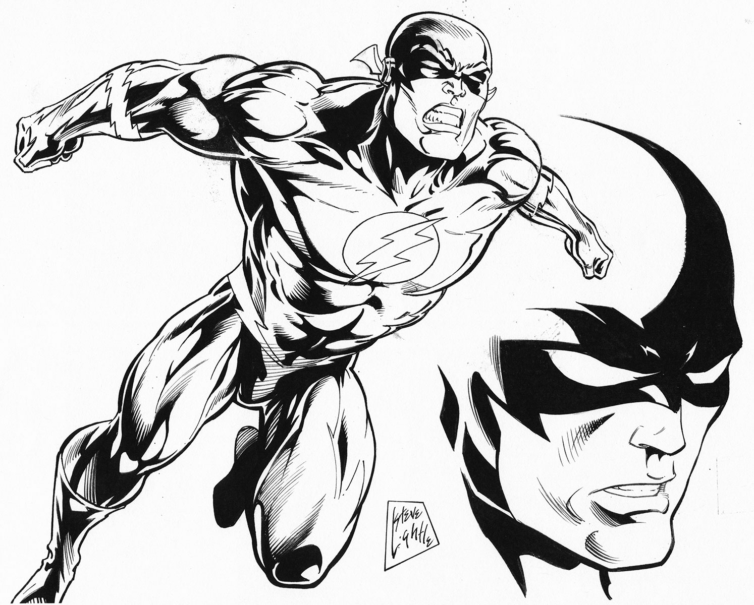 1494x1200 Steve Lightle Inked Flash Drawing