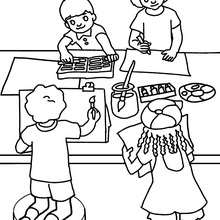 220x220 Drawing Lesson Coloring Pages