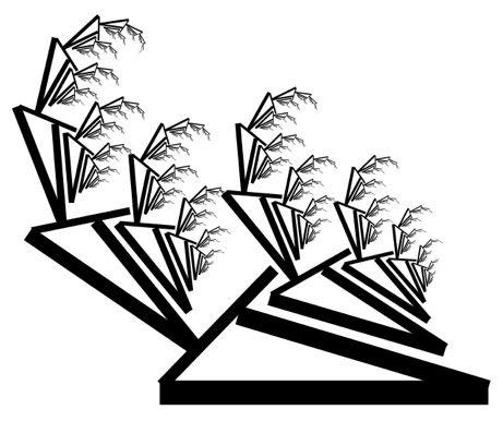 461x386 Art Deco Grass Fractal Fractal Fractals, Drawings