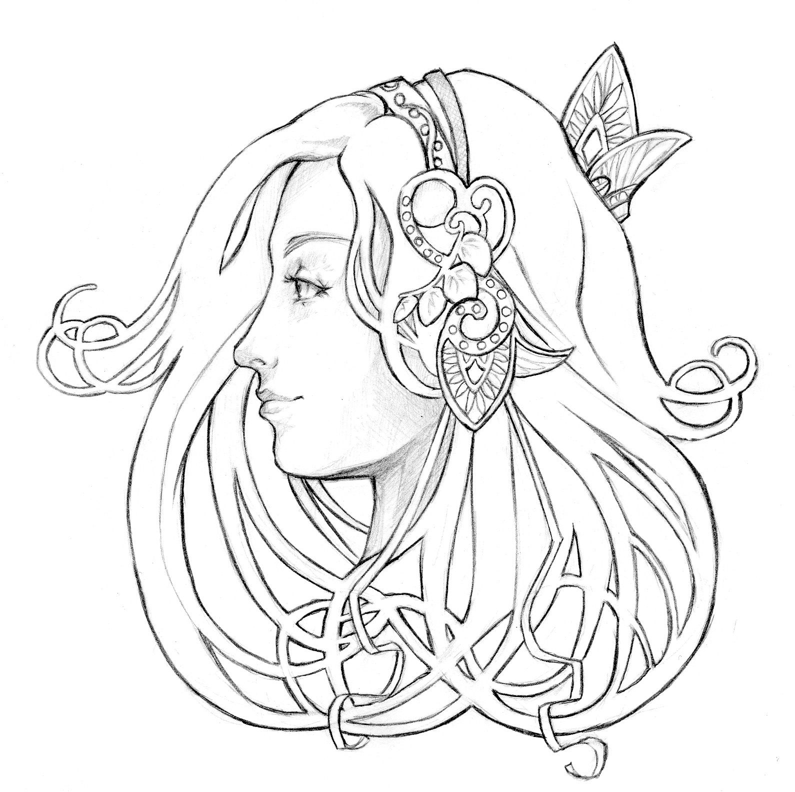 1590x1584 Free Coloring Pages Of Art Nouveau Designs Coloring Amp Drawing