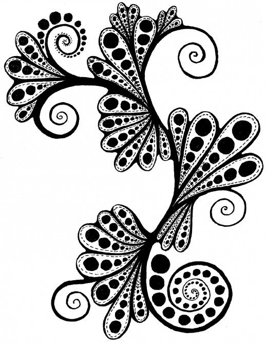 520x669 Cute Patterns Draw Paisley Fairies Designs