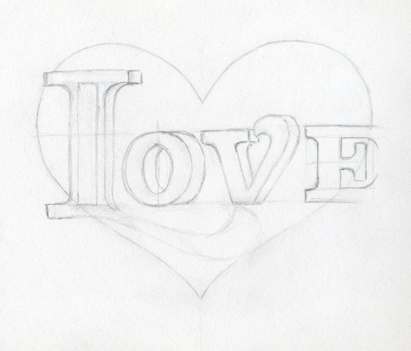 800x683 Learn To Draw A Heart. Very Inspiring.