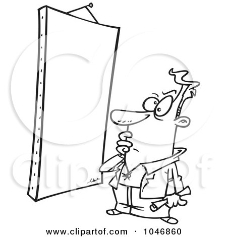 450x470 Royalty Free (Rf) Clip Art Illustration Of A Cartoon Black