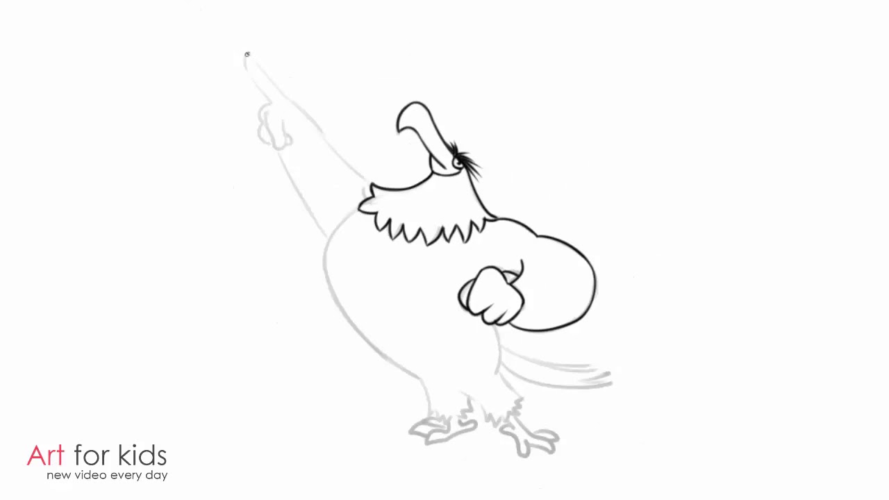 1280x720 How To Draw Mighty Eagle From Angry Birds Movies Step By Step