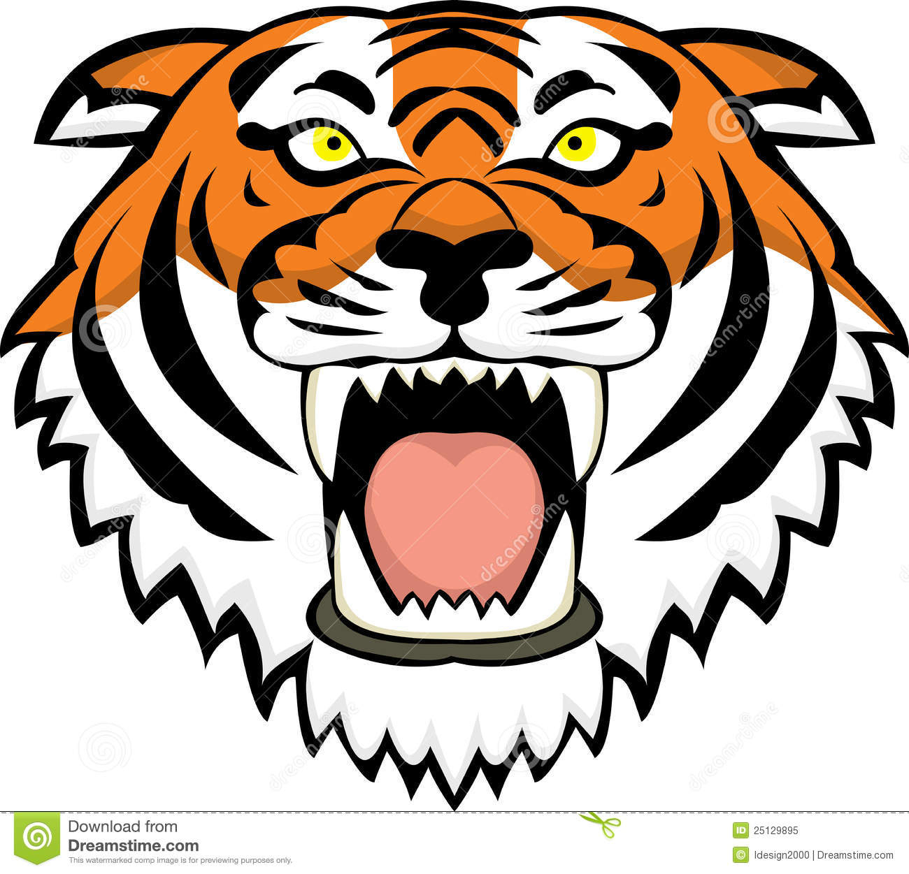 1300x1251 Cartoon Tiger Drawing How To Draw A Cartoon Tiger