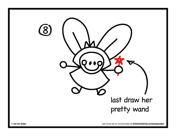 580x448 How To Draw A Fairy