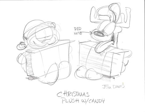 480x371 All Jim Davis Sketches Garfield's Art Gallery Amp Collectibles