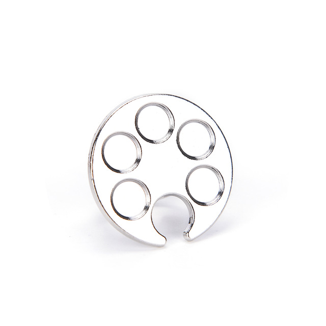 640x640 Hot Sales Mini Metal Finger Ring Nail Art Palette Mixing Alloy Gel