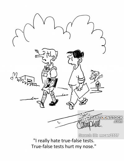 400x518 True False Test Cartoons And Comics