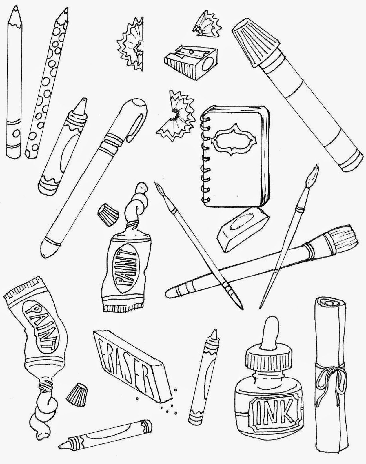 1263x1600 The Spinsterhood Diaries Sunday Fun Art Supplies Coloring Page