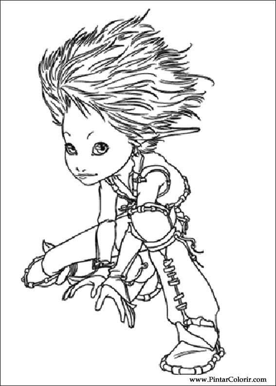 567x794 Drawings To Paint Amp Colour Arthur Two Worlds