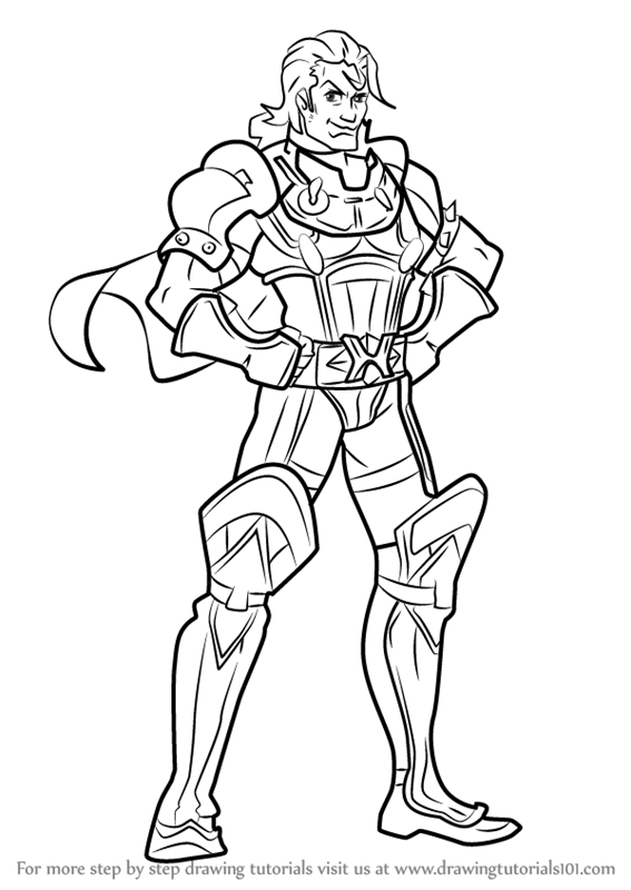 567x800 Learn How To Draw Arthur From Fire Emblem (Fire Emblem) Step By