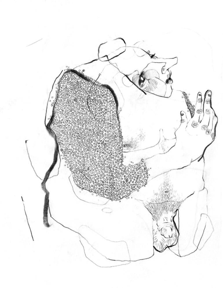 770x996 Saatchi Art Naked Drawing By David Molina Molina