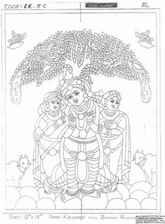 235x320 Indian Painting Styles Kerala Mural Painting 1 Shankh Ghada 2