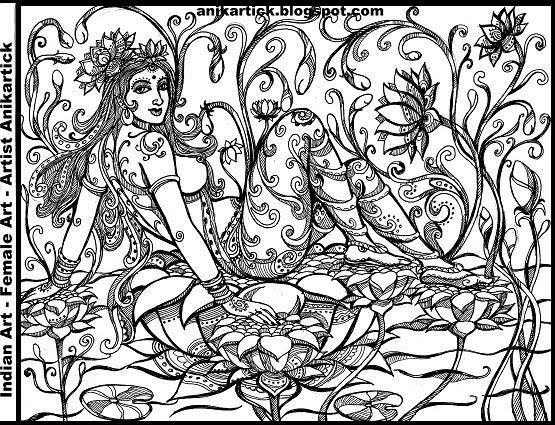 555x425 Female Drawing