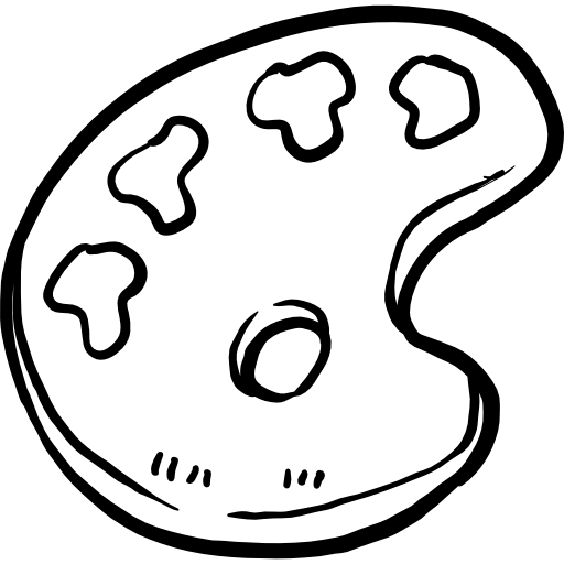 512x512 Paint Palette, Art And Design, Artistic, Art, Painter, Painting