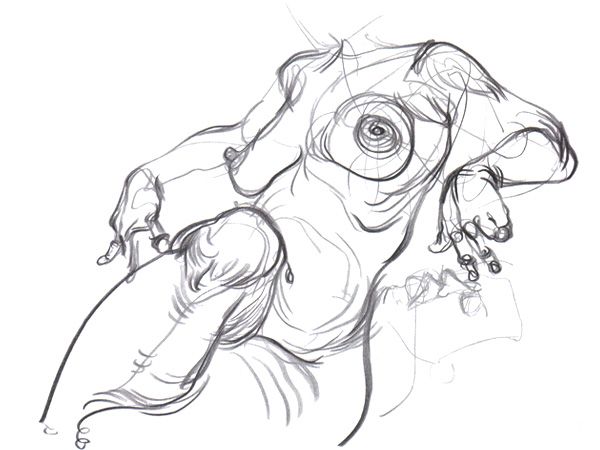 600x450 The Artistic Anatomy Blog Dynamic Life Drawing